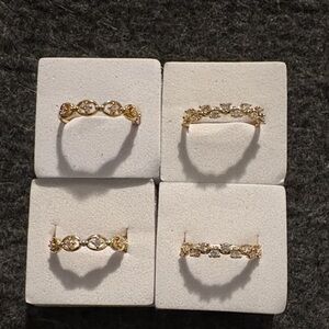 Elegant Gold and Silver Women's Ring